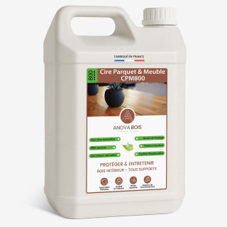 Cire végétale liquide CPM800 - Cire pour bois incolore