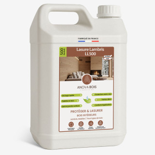 Interior wainscot wood Stain LL500 - Colourless or 17 colours